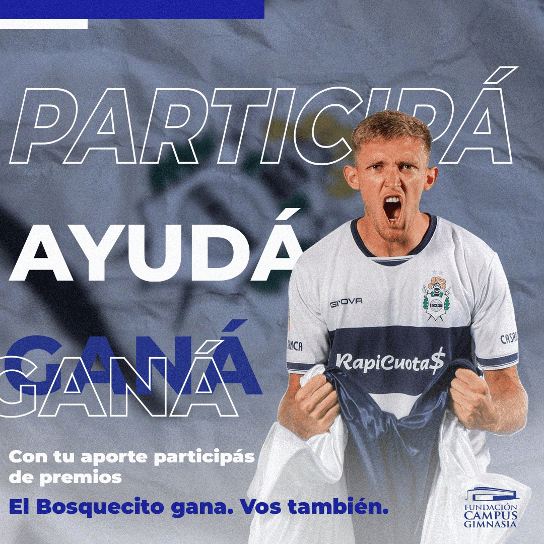 Banner promocional. Participá, ayudá y ganá.